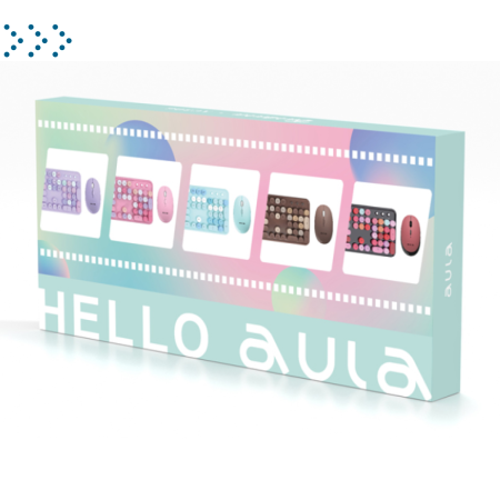 Клавиатуры AULA AC306 Blue-Colorful